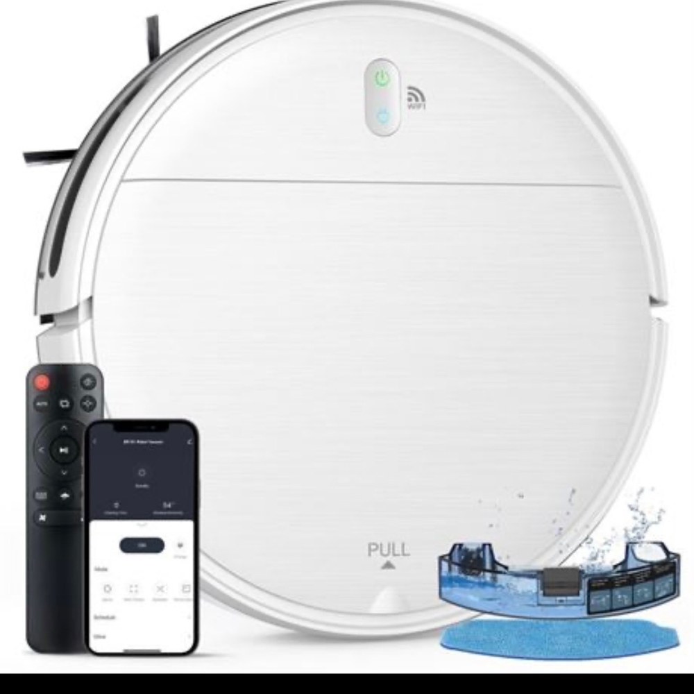 Smart Robotic Vacuum Cleaner - White
